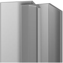 5mm Silver Wall and Ceiling Panel Internal Corner Trim - Wholepanel