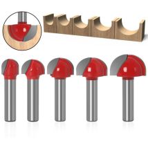 Pezzi Da 8 Mm Con Fondo Rotondo Per Fresa Per Legno, Fresa Per Fresa, Utensile Da Taglio Per Fresa Fine Per Incisione, Utensile Per Fresatura Per 
