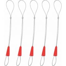Aougo - 5pcs Fish Tape Fastener, Traction de Fil Universelle Extracteur de Câble de Traction Outil Insertion et Extraction de Câble Outils