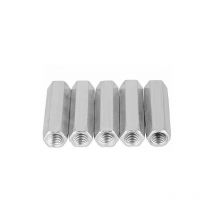 5pcs M10 crou Long Tige En Acier Au Carbone crous Hexagonaux De Couplage crous Hexagonaux Douille crou Fixations Filetes (M1040)