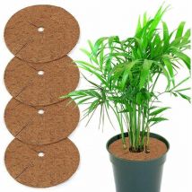 Soleil - 5Pcs Protection pour plantes en pot, protection contre les mauvaises herbes en fibre de coco,20cm