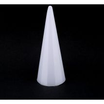 5pcs Single Finger affichage anneau stand présentoir bijoux anneau de rangement blanc