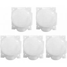 5pcs usine Enracinement périphérique, Plante Racine croissante boîte réutilisable usine Enracinement dispositif usine Enracinement Cultivez Box blanc