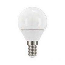 5PZ lampada led sfera opale E14 - 7.5W - 2700K calda - 806 lm - 220 - 45X86H