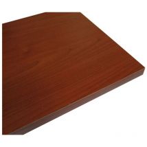 Utilia - 5PZ mensola murale squadrata col. ciliegio cm. 90X40X1,8