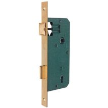 5PZ patent serratura Q.8/90 ottonata da 40 senza gaccia