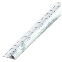 5PZ profilo ad angolo jolly pvc blu marmorizzato mm. 8X2,5 mt.
