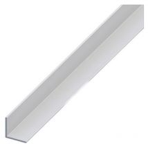 5pz Profilo Angolare Alluminio Argento Satinato Mm. 15x15x1 Mt. 2