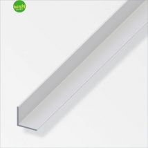 Alfer - 5PZ profilo angolare alluminio argento satinato mm. 20X20X1 mt. 2