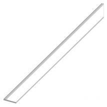 5PZ profilo barra piatta alluminio argento cromato mm. 20X2 mt. 1