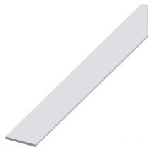 Alfer - 5PZ profilo barra piatta alluminio argento satinato mm. 20X2 mt. 2