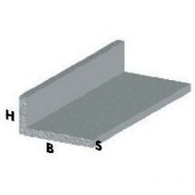 5PZ profilo cromo H.100 cm elle 30X15X1 mm