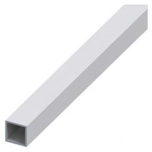5PZ profilo tubo quadrato alluminio argento satinato mm. 15X15X1 mt. 1
