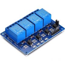 5v-relaismodul (dc 5v Bis 230v) — 4-kanal-relaismodul Mit Optokoppler Für Raspberry Pi, Arduino Uno R3, Mega 2560/1280, Dsp, Arm, Pic, Avr, Stm32-mcus