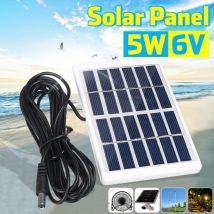 Maerex - 5W 6V Mini Panneau Solaire portable Le chargeur solaire convient aux lampadaires solaires et à d'autres systèmes