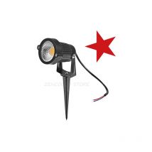 5W Lampada da Giardino Faretto cob led 500lm con Picchetto IP65 blu