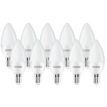 Extrastar - 5W led Candle Bulb E14,3000K, Warm White (Pack of 10)