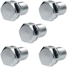Ecd Germany 5 x ÖAS-95954 Bouchon de vidange d'huile en acier M14 x 1,5 29,5 mm avec bague d'étanchéité