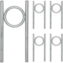 5x Fahrradanlehnbügel 115 x 53 cm Stahl feuerverzinkt Ø 60 mm Einbetonieren Fahrradständer Parker Typ O