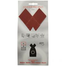 5x Schleifpapier für Winkelschleifer 200mm x 110mm Makita Metabo Bosch Mittel 80