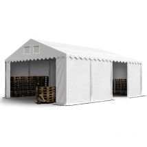 5x8m Tente de stockage TOOLPORT, PVC 800 N, H. 2,6m