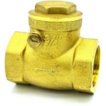 Invena - 6/4' (1 1/2')swing clapets anti-retour clapet laiton valves unidirectionnelles