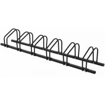 Gymax - 6 Bike Rack Bicycle Storage Rack Bicycle Parking Stand for Home Garden Garage