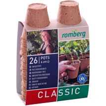 26 Anzuchttöpfe 6cm rund - Romberg