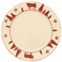 6 Dessertteller 21,5 Cm - Rote Kuh - Tisch Und Kochen