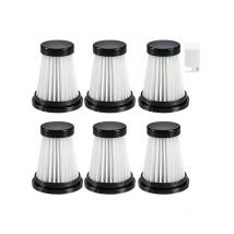 6 Filtres hepa pour Aspirateur Moosoo K12 - K12 Pro - K13 et Aspirateur à Main Genius Invictus One 1.0-2.0 accessoire d'aspirateur