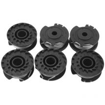 Tlily - 6 Pack F016800569 String Trimmer Spool and Line for EasyGrassCut 23, 26, 18, 18-230, 18-260, 18-26 Replacement
