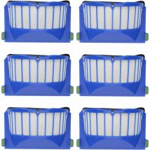 Lokiua - 6 Pack Replacement Filters for iRobot Roomba 600 605 610 620 630 650 660 Vacuum Cleaner