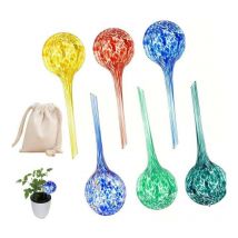 Kinsi - 6 Pcs Irrigation Goutte à Goutte Kit- Arrosage automatique, réglable, verre