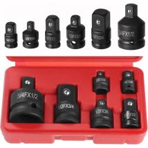 6 Pcs Jeu de Douilles Adaptateurs, Adaptateurs de Convertisseur de Douilles à Chocs,Adaptateurs pour Clé à Douille Réducteurs, Adaptateur De Douille,