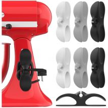 Cyslmuk - 6 Pcs Organiseur Enrouleur Cordon en Silicone - Organisateur Adhésive pour Petits Appareils Cuisine Support Organiseur pour Câbles