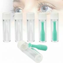 Soniatkia - 6 pcs Ventouse pour Lentilles de Contact avec Étui de Protection,Ventouse pour Lentille Rigide en Silicone Outil pour Enlever les