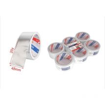 6 Pezzi Nastro Adesivo Alluminio 48mm x 20y