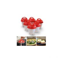 6 Pièces Cuiseur Oeuf Silicone, Oeufs Pocheuse Silicone,Silicone Oeuf Cooker,Antiadhésif Pocheuse Rapide,Cuiseur à œufs en Silicone sans