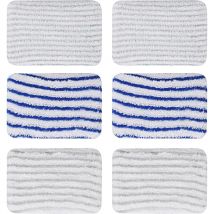 6 Pièces Lingettes ZR850002 pour Rowenta Clean & Steam ZR850002 ZR005801 ZR005804 Tampons Lavable en Microfibre pour Rowenta RY7xxx RY8xxx