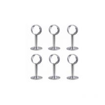 6 pièces Support Barre rideau plafond Plafond de support de tringle à rideau Support de tringle pour support de tringle à rideau au plafond ou au
