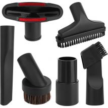 Tonchean - 6 Pieces Vacuum Cleaner Accessories - Vacuum Cleaner Nozzle - Universal Vacuum Cleaner Brush for Furniture Vacuum Cleaner Brush Accessories