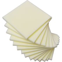 Lot de plaques en mousse polyéther 40x40x4 cm idéal pour rénovation ameublement chaise - size 12 plaques de mousses