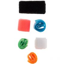 Lot de 6 rubans auto agrippants (12 cm) pour cordon ou câble - Zenitech