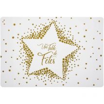 6 Sets de table de Noël design Etoile