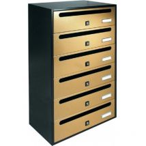 Postfach mod.cubo horizontal 6 plätze eigentumswohnung