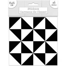 6 Stickers carreaux de ciment