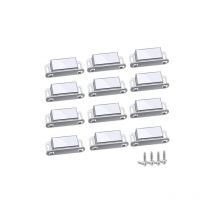 Aiperq - Magnetverschluss, 12 Stück Magnetverschlüsse Schrankmagnete Starke Magnete Bis 6kg, für Schubladen Duschtürmagnete Schrank, Kabinett, Möbel