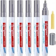 Jalleria - 6 Stylo de Coulis de Carreaux Stylo Restaurateur de Coulis de Mur Marqueur de Réparation Stylo de Remplissage de Coulis pour Restauration