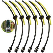 6-teilige Kraftstoffschlauchdichtung, Kraftstoffleitungen mit Filter, universelles Kraftstofffilter-Set, für Kraftstofftank, Rasentrimmer,