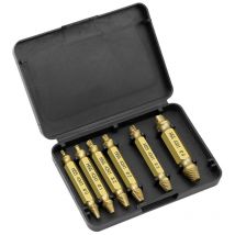 6-teiliges Set zum Ausdrehen beschädigter Kopfschrauben und Bolzenausdreher zum Entfernen abgebrochener Schrauben, für 2–12 mm Schrauben und Bolzen,